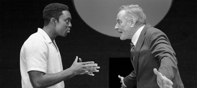 Paapa Esseidu and Bryan Cranston in 'All My Sons' by Arthur Miller